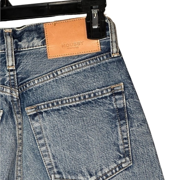 NWT Moussy Vintage MV Morganfield Wide Straight 110 Blue Size 24 - Picture 16 of 16